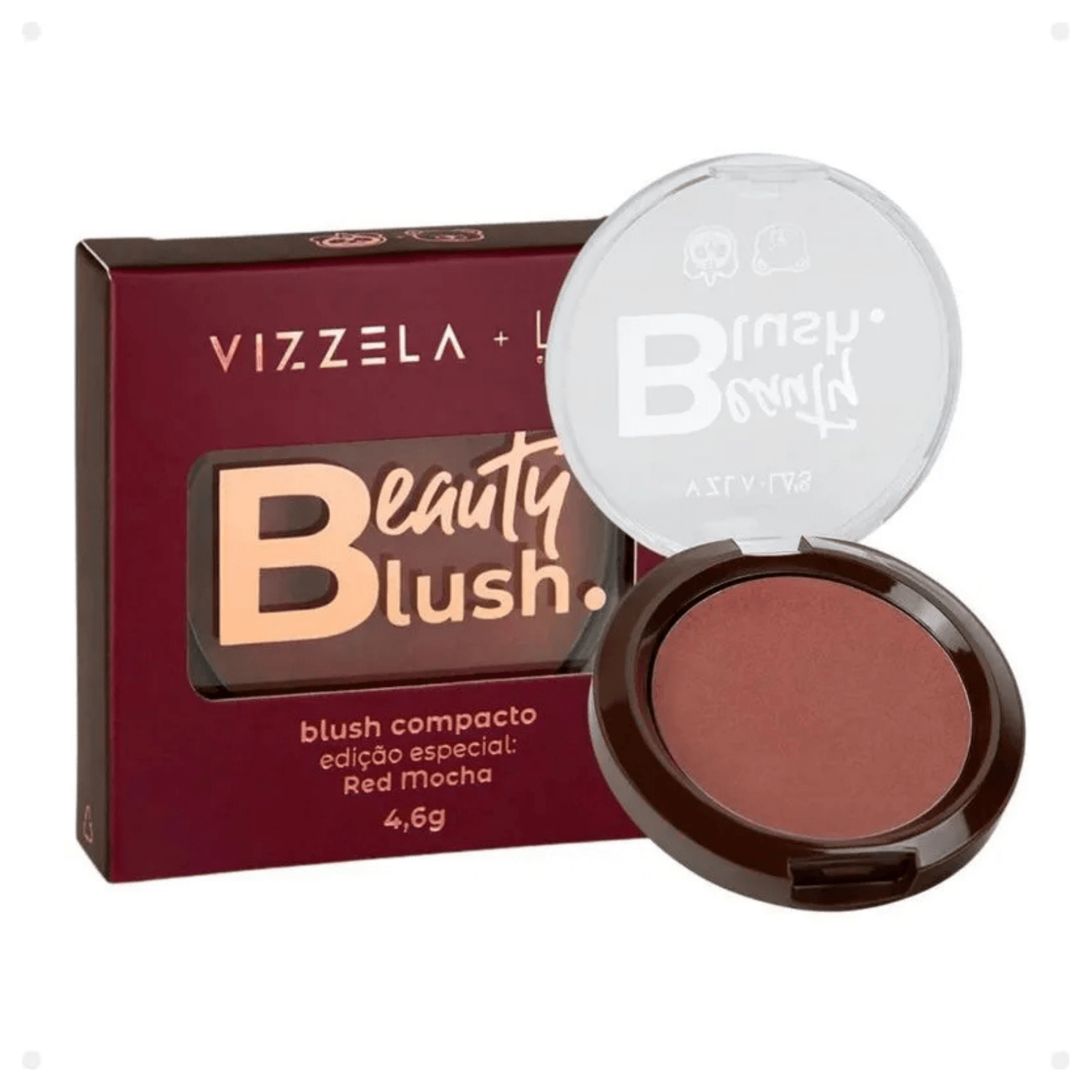 Blush Compacto Vizzela Red Mocha 4,6g